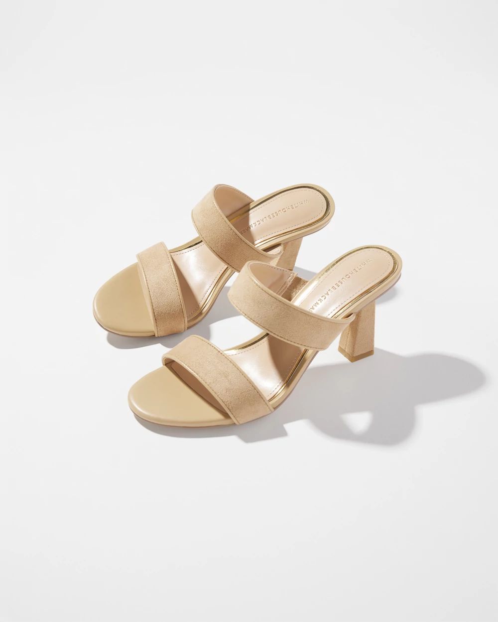 Double strap heel sandals 2025